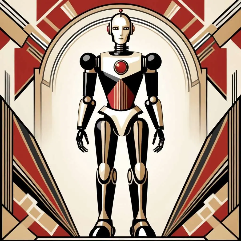 art deco robot 2