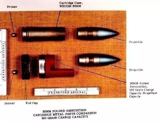 Folded Ammunition - 30mm Cartridge Design