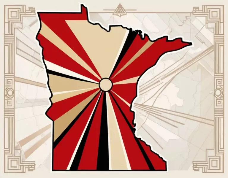 concealed carry laws Minnesota - Map of the state