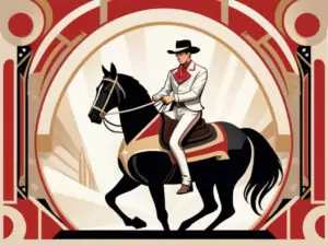 concealed carry laws New Mexico - Cowboy riding horse