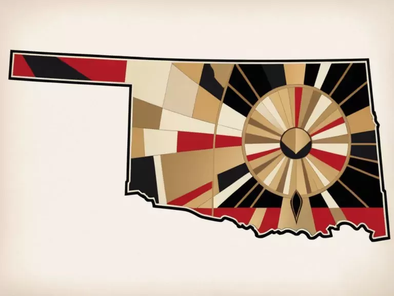 concealed carry laws Oklahoma - map of the state