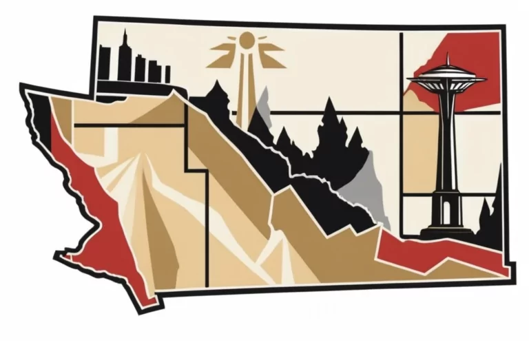 concealed carry laws Washington - map of the state