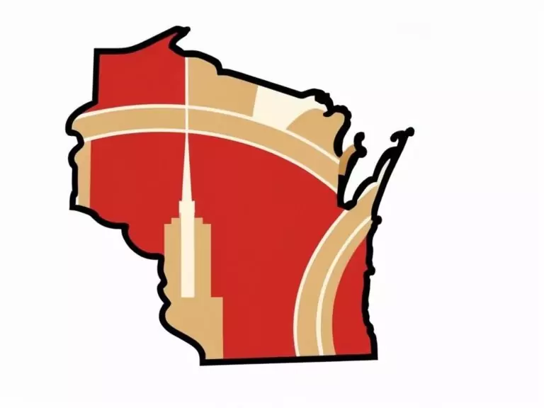 concealed carry laws Wisconsin - map of the state