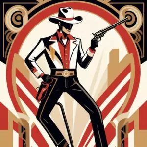 firearm maintenance tips - cowboy looking down at pistol