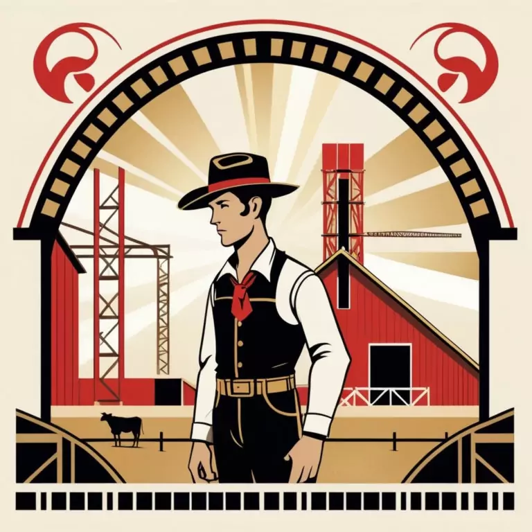 gun store website design - cowboy and barn