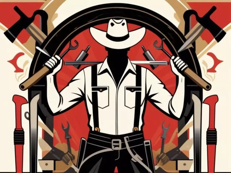 marketing tools for FFL dealers - cowboy with tools