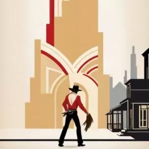 concealed carry laws New Jersey - cowboy coming into town