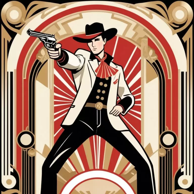 shooting sports guide - cowboy with a pistol